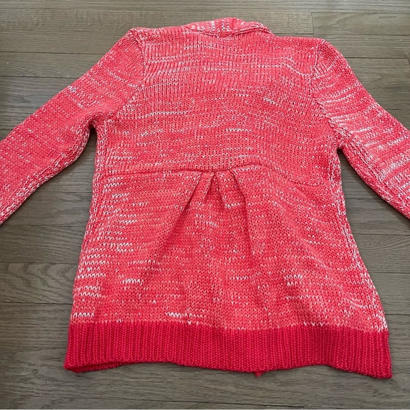 NWT Skies Are Blue Cardigan Red Sweater Open Draped Knit Cardigan Size Medium - Picture 6 of 8
